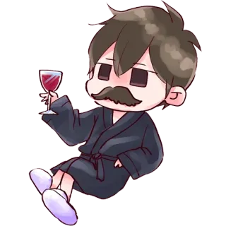 Thug Life @TodorokiShouto whatsapp stickers