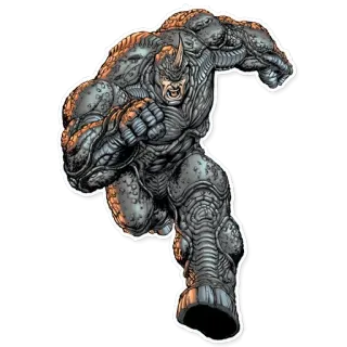 😤 10b80feb Rhino Rinoceronte, Marvel, Cómics, Supervillano, Personaje, Acción telegram sticker