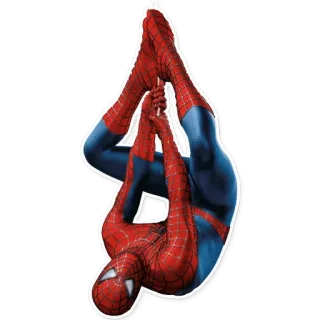 🕷 b2c6b9a4 Spider-Man Spiderman, Marvel, superhéroe, cómic, pegatina telegram sticker