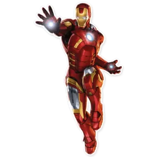 👋 cca2bd49 Iron Man Iron Man, Marvel, superhéroe, cómic, vengador telegram sticker