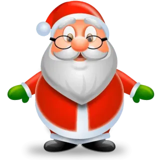 🎅 3e210d24 Santa Claus natal, santa claus, liburan, claus, kartun whatsapp sticker