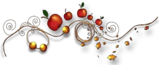 🎈 9e05de36 apel, buah, dekorasi, daun, pusaran whatsapp sticker