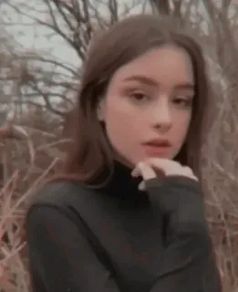 🌙 765951bb портрет, женщина, девушка, красота, модель, брюнетка whatsapp sticker