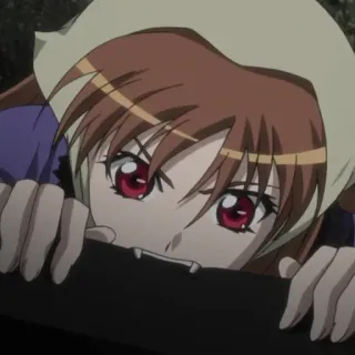 😠 296860c5 Holo Spice and Wolf anime, Holo, wolf, ears, Spice and Wolf telegram sticker