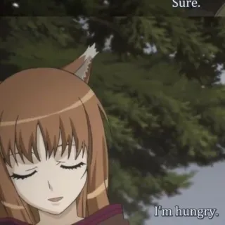 😄 fdbc3992 Sure.
I'm hungry. telegram sticker