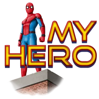 🤩 0fbd57b2 Spider-Man MY HERO супергерой, Marvel, комикс, Человек-паук, герой, Моя геройская академия telegram sticker