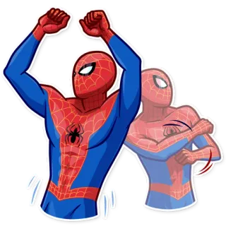 🕺 301127c4 Spider-Man superhero, marvel, komik, perayaan, tari telegram sticker