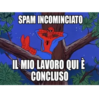 Asshole spiderman telegram stickers