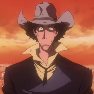🚬 1fcbf8df Spike Spiegel Cowboy Bebop Anime, Cowboy, Futuristico, Cacciatore di taglie, Spazio, Bebop whatsapp sticker
