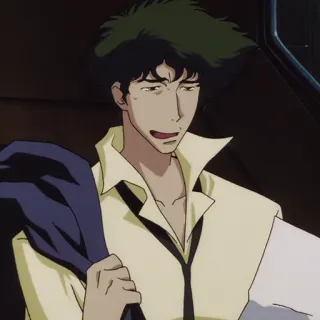 Spike Spiegel [@TodorokiShouto] whatsapp stickers