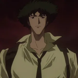 🚬 ea0427d7 Spike Spiegel Cowboy Bebop Anime, Cowboy Bebop, Spike Spiegel, Personaggio, Western spaziale whatsapp sticker