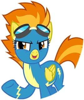 😏 24c58af0 Soarin' My Little Pony pony, pegasus, soarin, my little pony, cartoon, equine telegram sticker