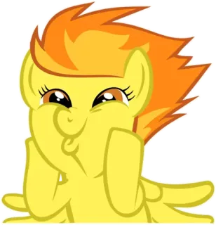 😍 aecaaf85 Spitfire My Little Pony pony, cartoon, Spitfire, cute, My Little Pony, animated, animal telegram sticker