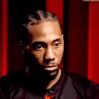 😊 46c3375f Kawhi Leonard basquetebol, atleta, esportes, nba telegram sticker