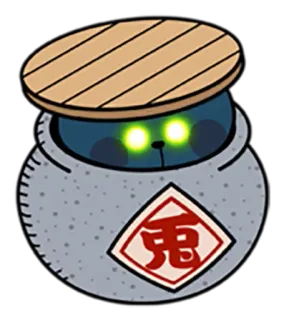 👀 b5f24873 鬼 призрак, монстр, банка, сверхъестественное, дух, демон telegram sticker