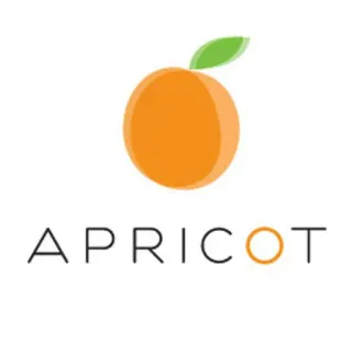👌 6dfa8087 APRICOT abricot, fruit, logo, nourriture, orange telegram sticker