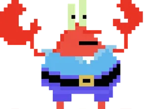 🌟 971990fb Mr. Krabs SpongeBob SquarePants Kreskówka, Pan Krab, Spongebob, Krusty Krab, Nickelodeon, Krab telegram sticker