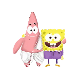 Sponge Bob by @Gifstiki telegram stickers