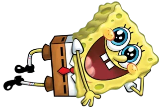 😍 2884ef3b Spongebob Spongebob, cartoon, personage, nickelodeon, grappig, geel telegram sticker