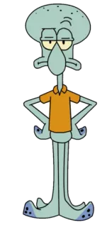 😑 533eb8a3 Squidward Tentacles SpongeBob SquarePants Octopus, Spongebob, Cartoon, Personage telegram sticker
