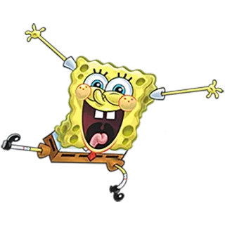 😄 525ede74 SpongeBob SquarePants Cartoon, Spongebob, Schwammkopf, Nickelodeon, Fröhlich whatsapp sticker
