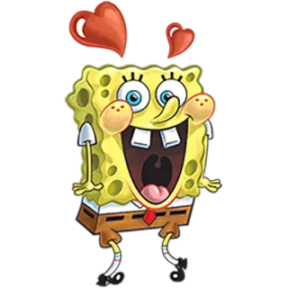 ❤ d6ae9bdd SpongeBob SquarePants Cartoon, Spongebob, Herzen, Liebe whatsapp sticker