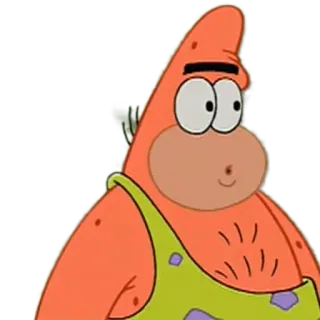 😯 01daa6f5 Patrick Star Spongebob Squarepants パトリック・スター, スポンジ・ボブ, アニメ, キャラクター telegram sticker