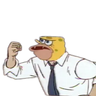 😕 729e9427 Spongebob スポンジボブ, ミーム, アニメ telegram sticker