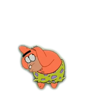 😔 745b4efe Patrick Star Spongebob Squarepants 漫画, スポンジボブ, パトリック, キャラクター, 面白い, ミーム telegram sticker