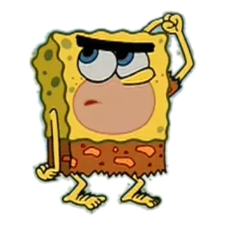 😞 ef777ca8 Spongebob Squarepants スポンジボブ, アニメ, キャラクター, 考え中, ミーム telegram sticker