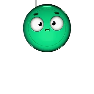 🤢 689db10c verde, dibujos animados, cara, personaje whatsapp sticker