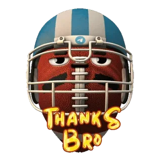 🙏 f715f523 THANKS BRO fútbol, deportes, casco, gracias, hermano whatsapp sticker
