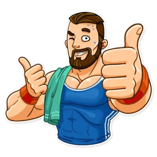 Sport Guy telegram stickers