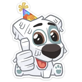 👍 33afeaf8 개, 동물, 파티, 좋아요, 긍정, 축하, 만화, 생일 telegram sticker
