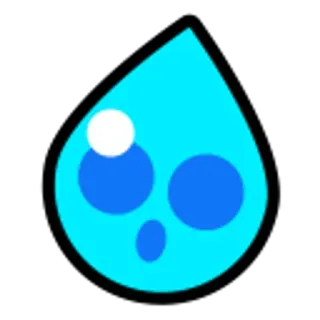 💧 18db4496 água, gota, fofo, azul, mancha, gota d'água telegram sticker