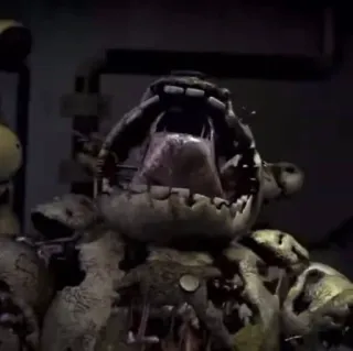 🌟 2ee02d3c Springtrap Five Nights at Freddy's Animatronic, Horror, Griezelig, Robot telegram sticker