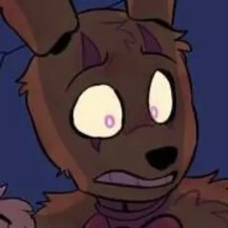 🌟 34513d2b Springtrap Five Nights at Freddy's Springtrap, FNaF, Horror, Animatronic, Videogame telegram sticker