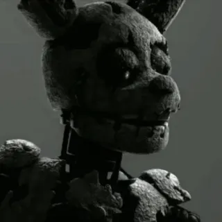 🌟 4ba09e25 Springtrap Five Nights at Freddy's Animatronic, Horror, Videogame, Eng, FNAF telegram sticker