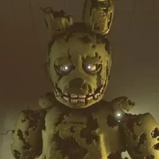 🌟 6416b2a2 Springtrap Five Nights at Freddy's Animatronic, Horror, Videogame, Eng telegram sticker