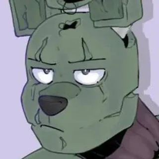 🌟 6ee04ce4 Springtrap Five Nights at Freddy's animatronic, videogame, horror, springtrap, fnaf telegram sticker