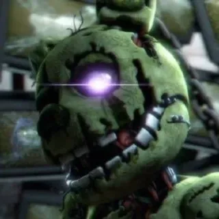 🌟 71361245 Springtrap Five Nights at Freddy's Animatronic, Horror, Spel, Eng, Monster telegram sticker