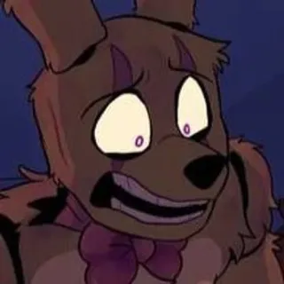 🌟 78a02c0c Springtrap Five Nights at Freddy's Animatronic, Horror, Konijn, Springtrap, FNaF telegram sticker
