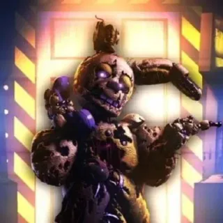 🌟 defecc28 Springtrap Five Nights at Freddy's Animatronic, Horror, Videogame, Monster, Eng telegram sticker