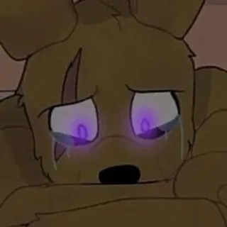 🌟 e5f1cb3d Springtrap Five Nights at Freddy's springtrap, fnaf, huilen, verdrietig, horror telegram sticker