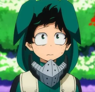 🐱 6406d6c2 Izuku Midoriya My Hero Academia 动漫, 漫画, 绿谷出久, 我的英雄学院, 角色 telegram sticker