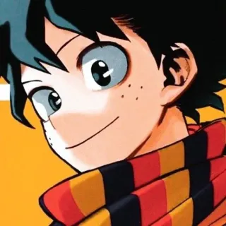 😊 eeb5d984 Izuku Midoriya My Hero Academia 动漫, 漫画, 我的英雄学院, 绿谷出久, 德久, 卡通 telegram sticker