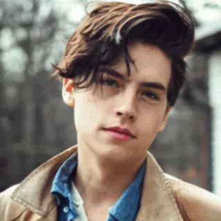 🍁 00370a8e Cole Sprouse actor, famoso, hombre, retrato telegram sticker
