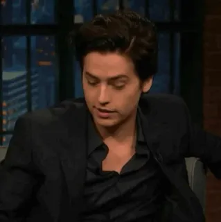 🍁 0b169ff1 Cole Sprouse celebridad, actor, hombre, retrato, tele, programa telegram sticker