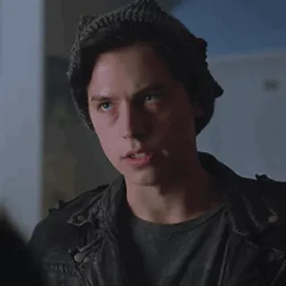 🍁 1dfe4a4b Jughead Jones Riverdale jughead, riverdale, cole sprouse, drama adolescente, serie tv, personaje telegram sticker