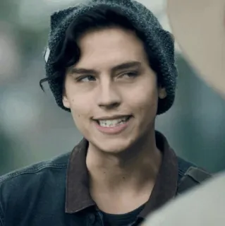 🍁 21907b1d Jughead Jones Riverdale Jughead Jones, Riverdale, Cole Sprouse, Drama adolescente, Personaje, Televisión telegram sticker